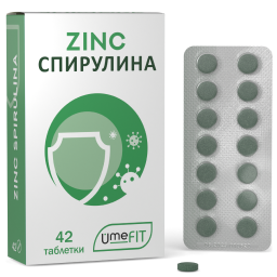 Спирулина + цинк для иммунитета и волос